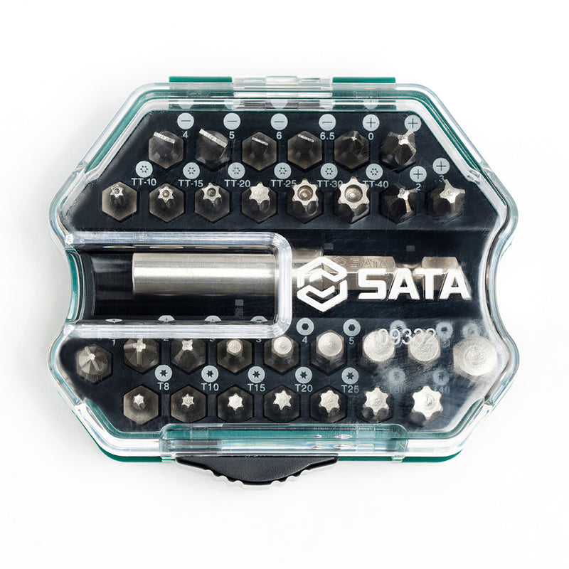 Bộ mũi vặn vít đa năng 31 chi tiết SATA 09332 đuôi lục giác 6.35mm (1/4 inch)