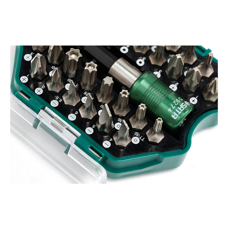 Bộ mụi vặn vít 31 chi tiết SATA 09333 đuôi lục giác 1/4 inch