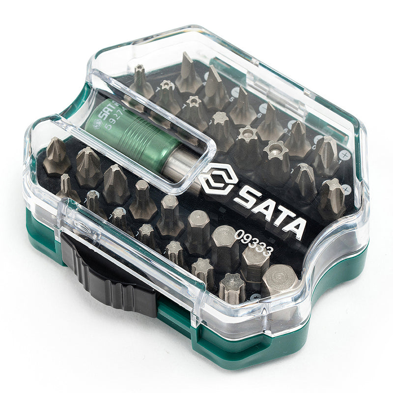 Bộ mụi vặn vít 31 chi tiết SATA 09333 đuôi lục giác 1/4 inch