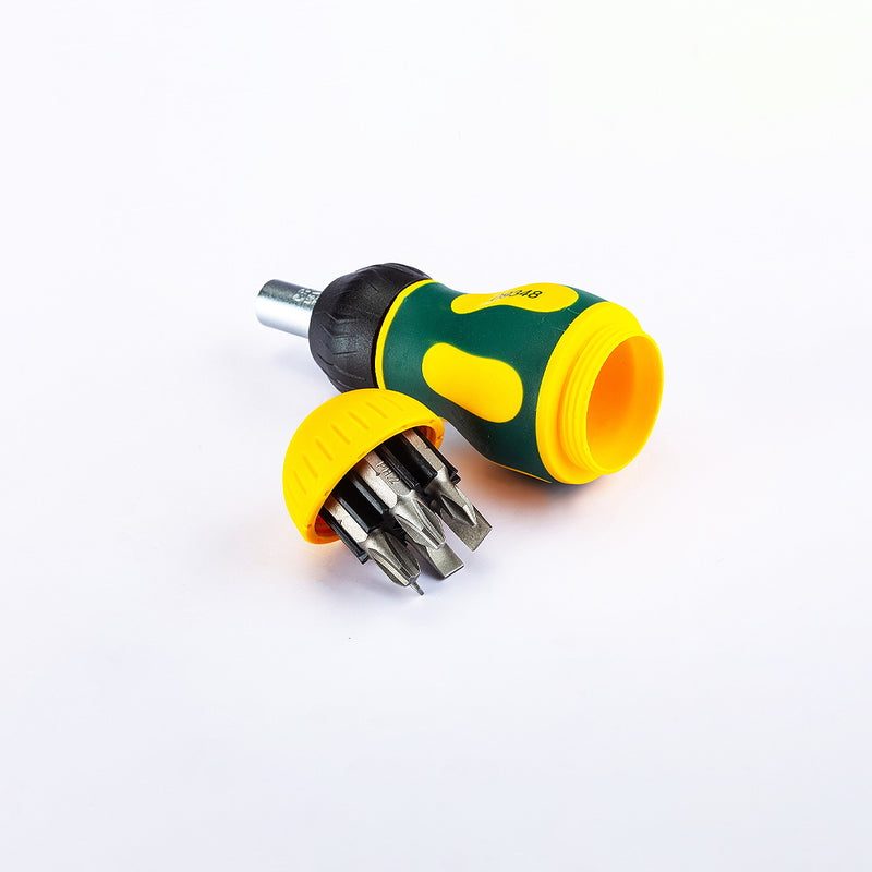 Tua vít đa năng tự động 6 trong 1, thân lùn SATA 09348