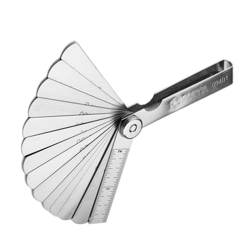 Bộ thước lá 14 chi tiết SATA 09401 dãi đo từ 0.05mm - 1mm