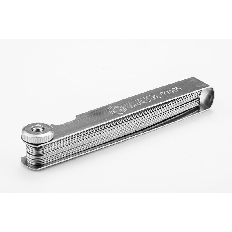 Bộ thước lá, hệ mét và hệ inch kết hợp, 23 chi tiết SATA 09405 dãi đo từ 0.02mm - 1mm