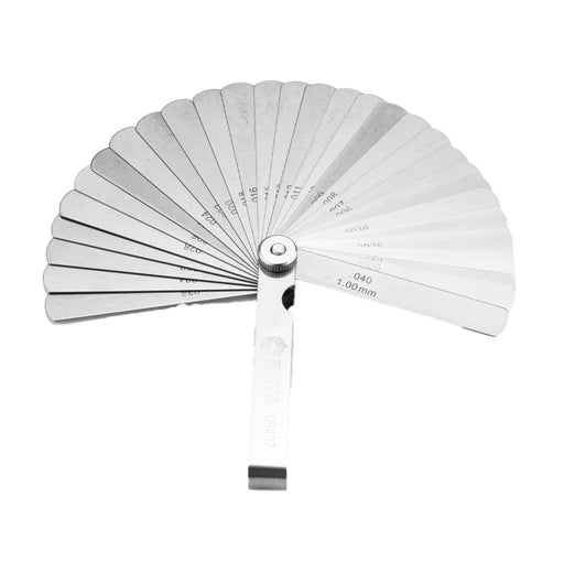 Bộ thước lá SATA 09407 32 lá, đo khe hở 0.02-1mm (hệ mét & inch)
