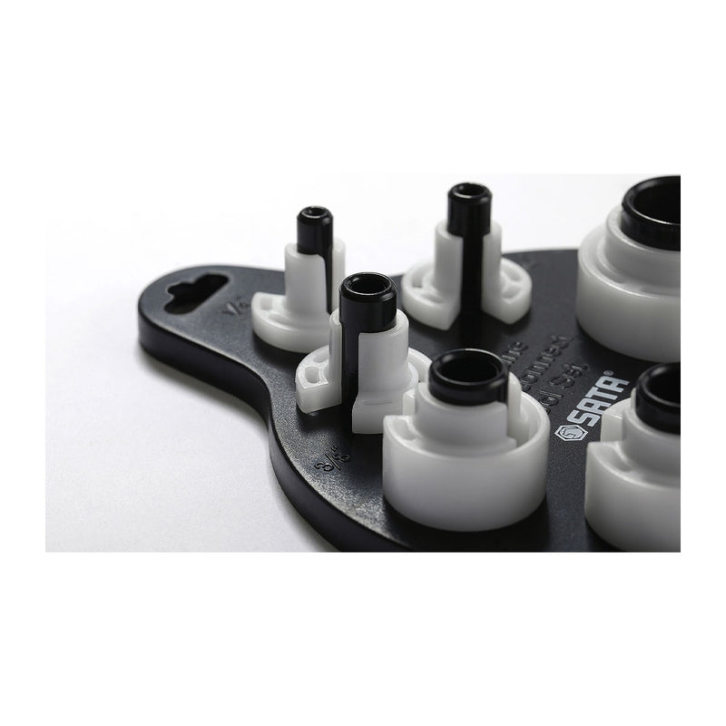 Bộ dụng cụ tháo đầu nối ống nhiên liệu và ống điều hòa 7 chi tiết SATA 09411