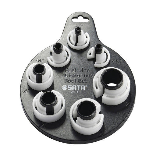 Bộ dụng cụ tháo đầu nối ống nhiên liệu & điều hòa SATA 7 chi tiết, 09411, tháo lắp nhanh chóng, không hư hại, nhiều kích cỡ 6-22mm.