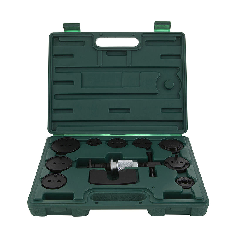 Bộ dụng cụ ép piston phanh đĩa 12 chi tiết SATA 09412 chuyên dụng ép, xoay piston cùm phanh thay má an toàn.