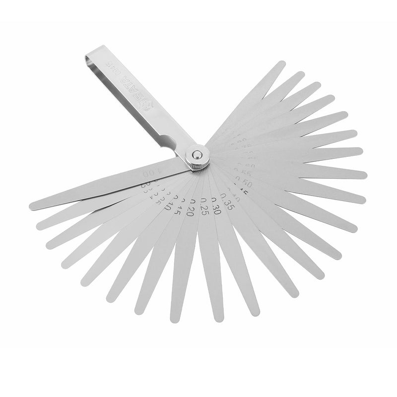 Bộ thước lá 23 chi tiết SATA 09415 dải đo từ 0.02mm - 1mm