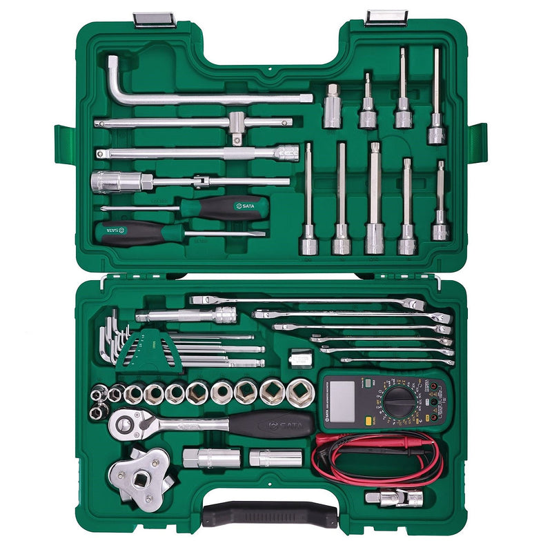 Bộ dụng cụ sửa chữa ô tô chuyên nghiệp 49 chi tiết SATA 09508
