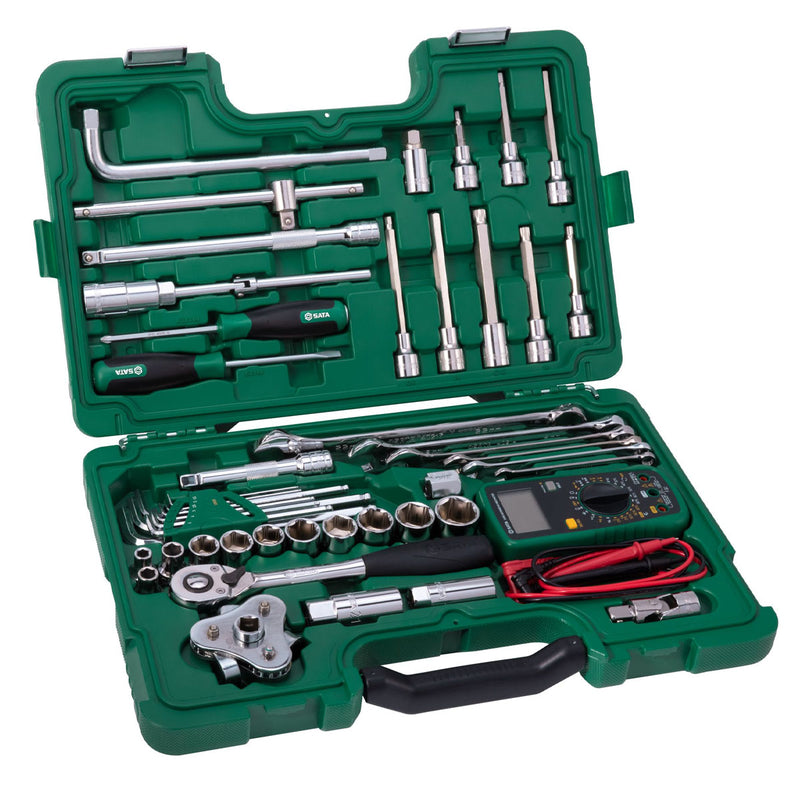 Bộ dụng cụ sửa chữa ô tô chuyên nghiệp 49 chi tiết SATA 09508