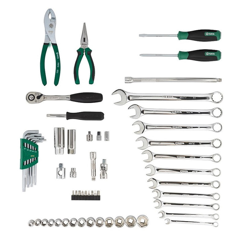 Bộ dụng cụ sửa chữa ô tô chuyên nghiệp 56 chi tiết SATA 09509