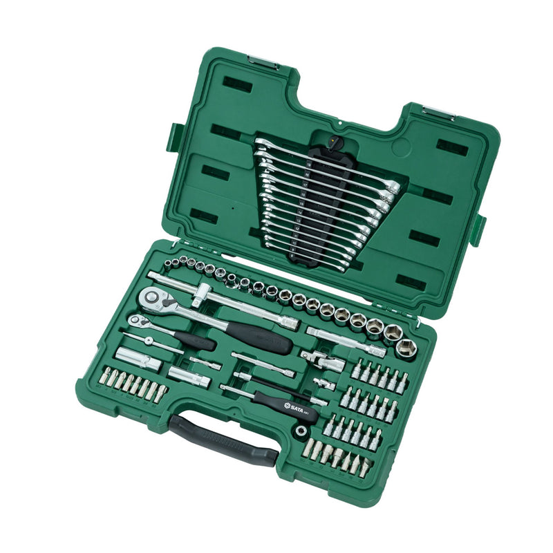 Bộ dụng cụ tổng hợp 80 chi tiết, chuyên dùng sửa chữa cơ khí SATA 09518