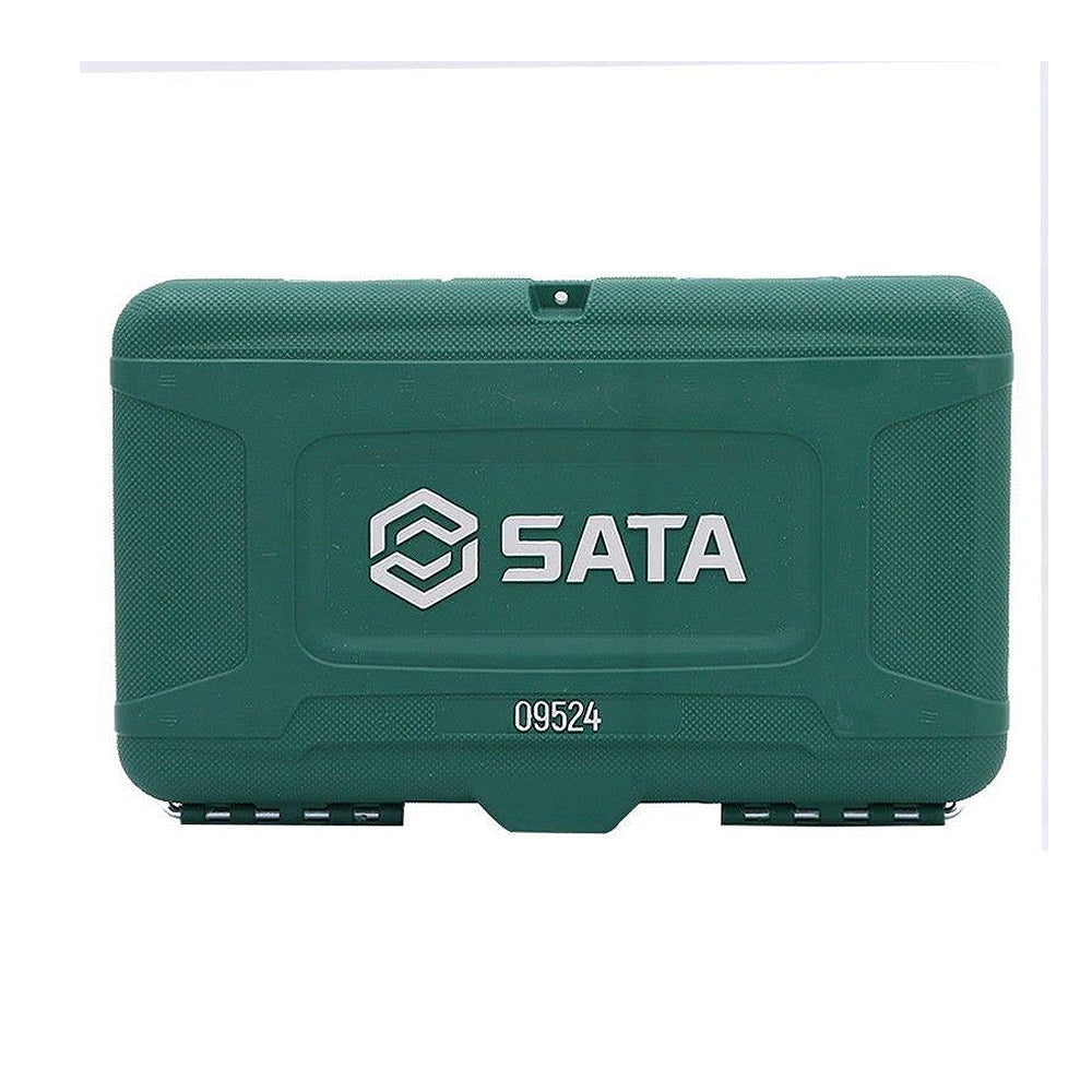 Bộ đầu tuýp kèm cần siết tự động, 22 chi tiết SATA 09524 cốt 3/8 inch