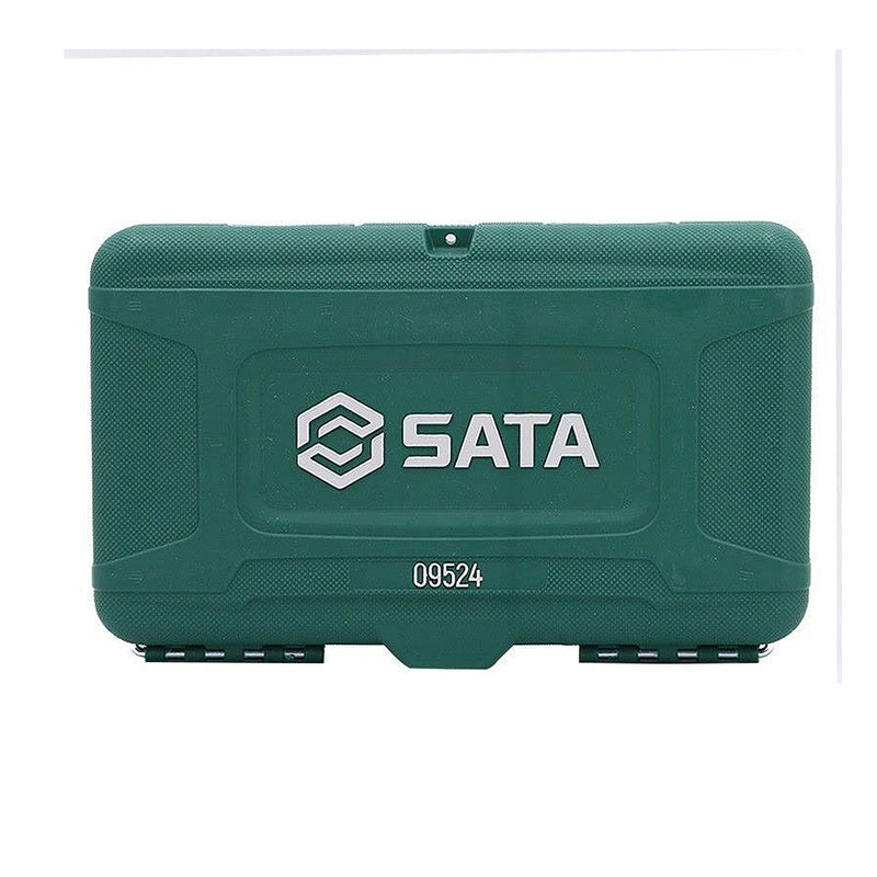Bộ đầu tuýp kèm cần siết tự động, 22 chi tiết SATA 09524 cốt 3/8 inch