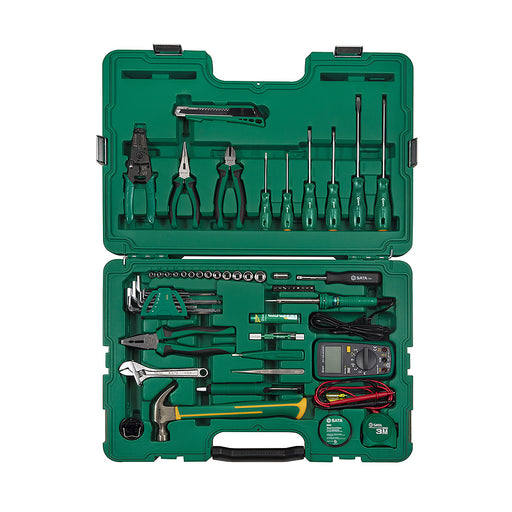 Bộ dụng cụ sửa chữa viễn thông 61 chi tiết SATA 09536, chuyên nghiệp, đầy đủ, nhỏ gọn.