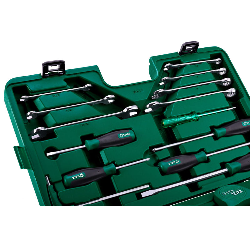 Bộ dụng cụ sửa chữa thang máy 33 chi tiết SATA 09551