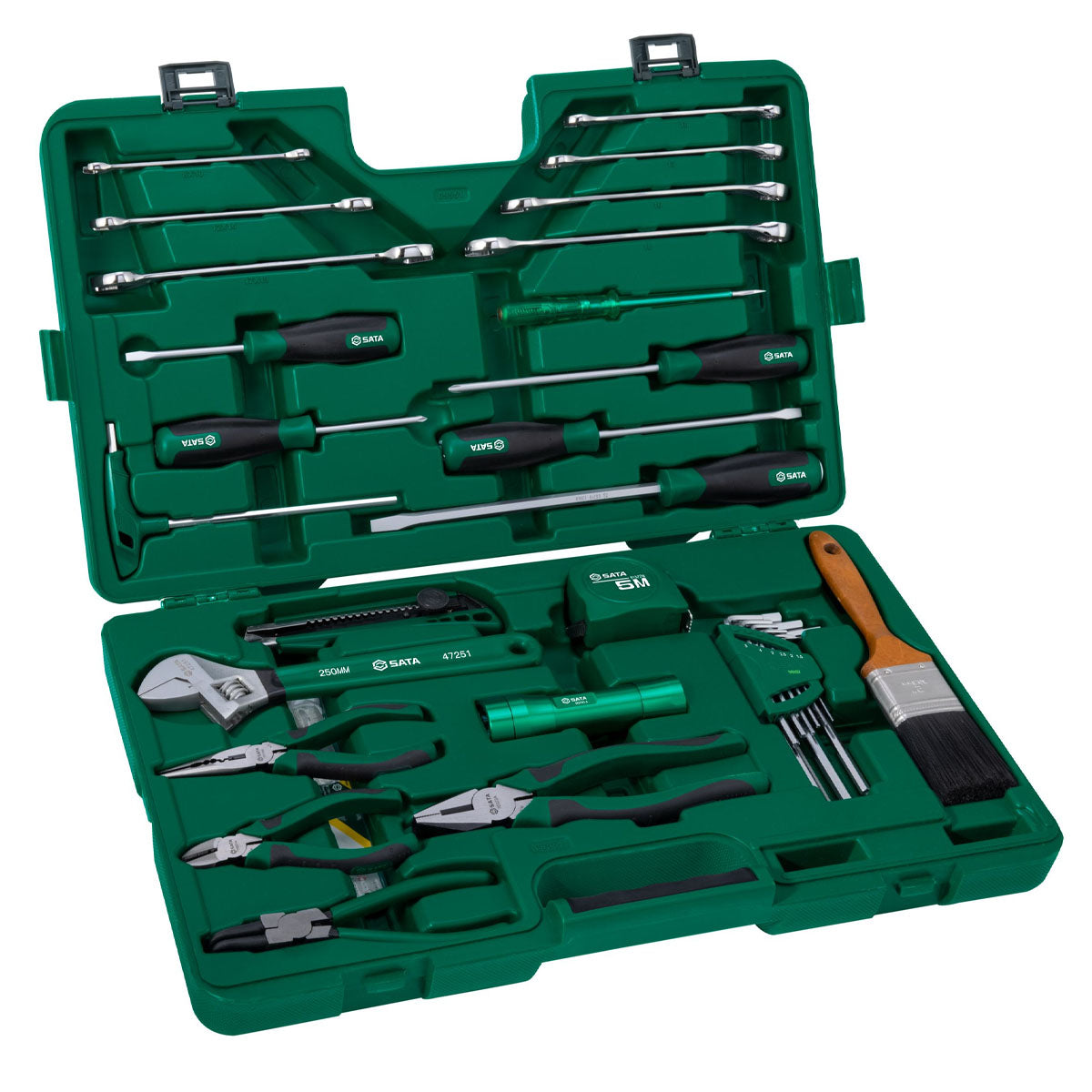 Bộ dụng cụ sửa chữa thang máy 33 chi tiết SATA 09551