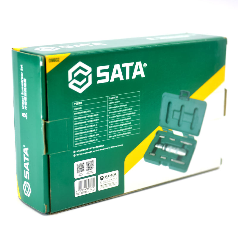 Bộ tua vít đóng tự động 8 chi tiết SATA 09602