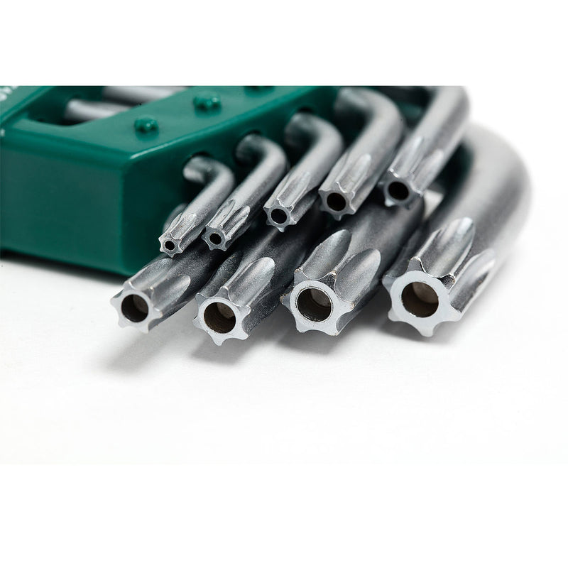Bộ lục giác đầu sao có lỗ 9 chi tiết SATA 09702 kích thước từ T10 - T50