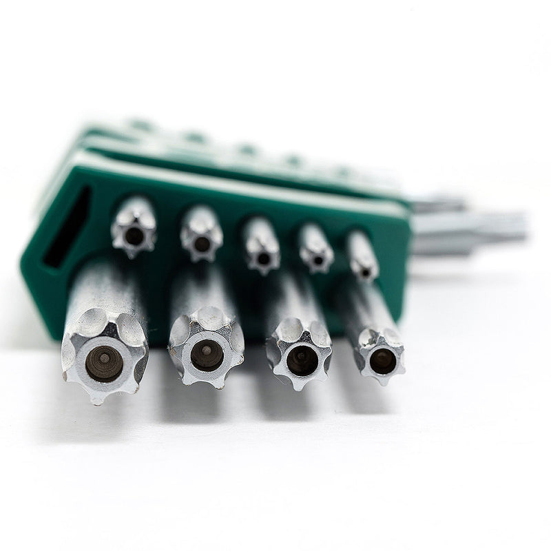 Bộ lục giác đầu sao có lỗ 9 chi tiết SATA 09702 kích thước từ T10 - T50