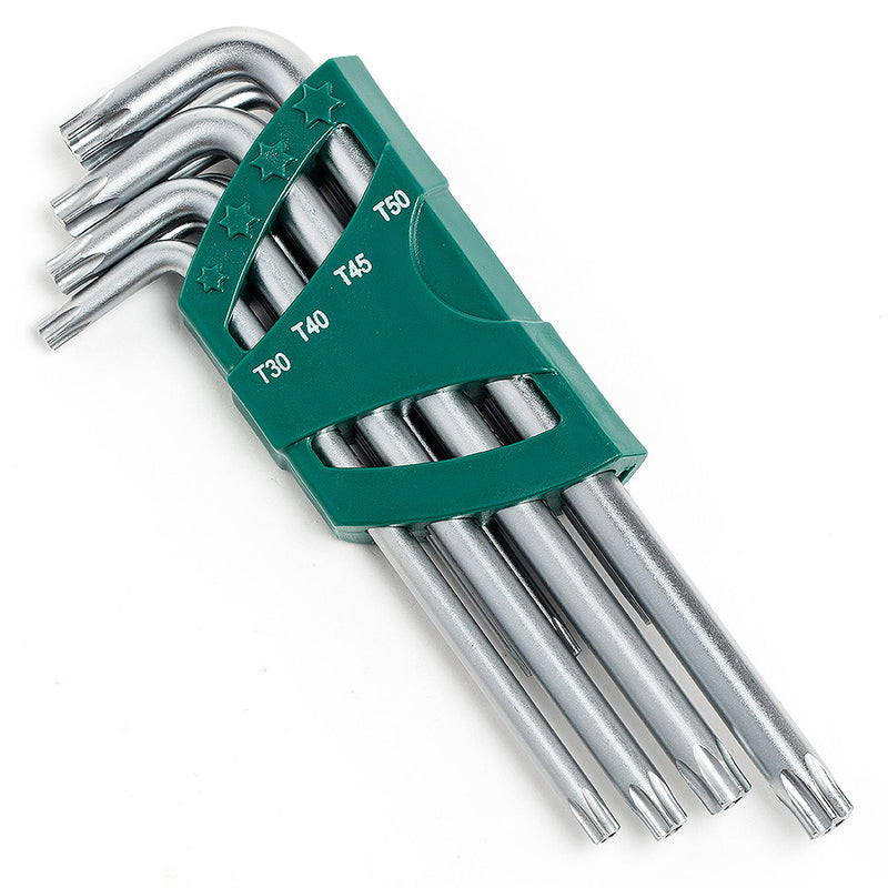Bộ lục giác đầu sao có lỗ 9 chi tiết SATA 09702 kích thước từ T10 - T50