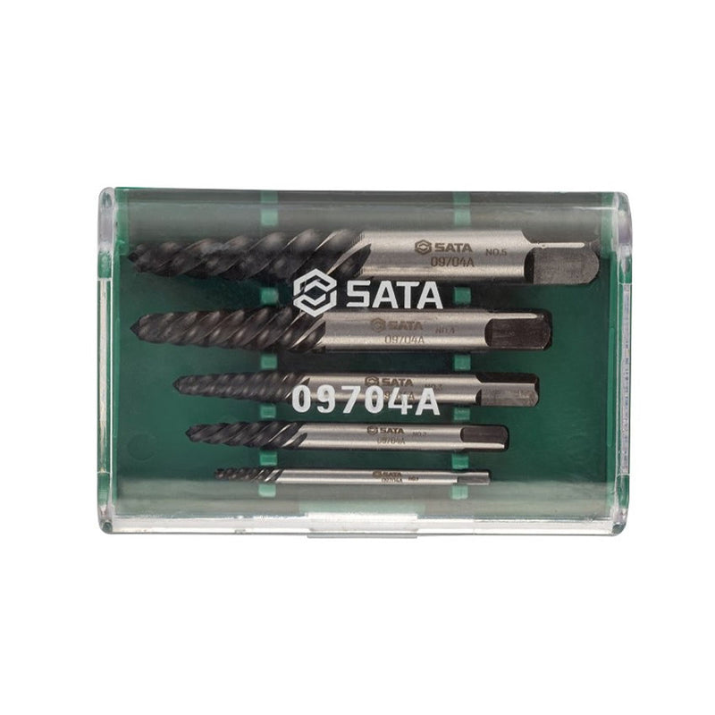 Bộ mũi taro lấy ốc gãy, ren thô 5 chi tiết SATA 09704A