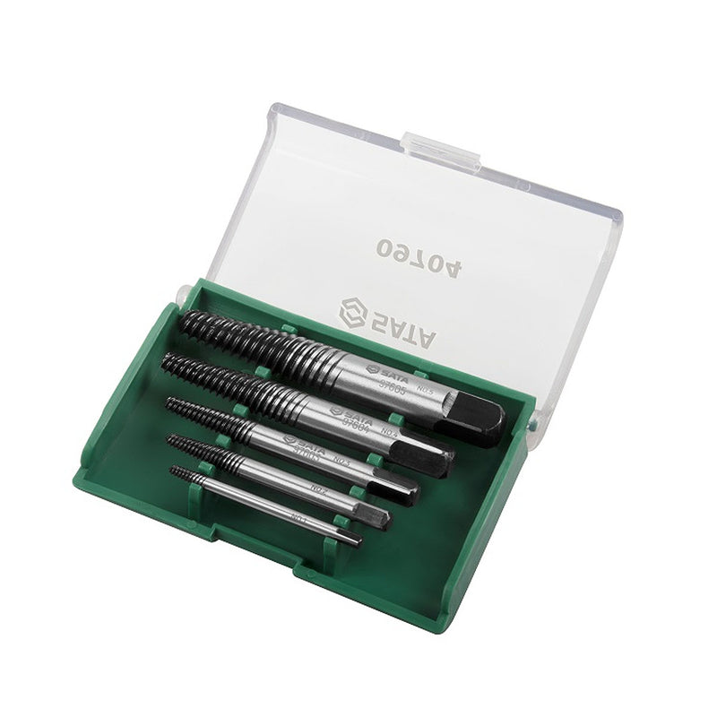 Bộ mũi taro lấy ốc gãy, ren mịn 5 chi tiết SATA 09704