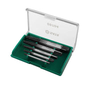Bộ mũi taro lấy ốc gãy SATA 09704, 5 chi tiết, thép Cr-Mo, hộp đựng tiện lợi