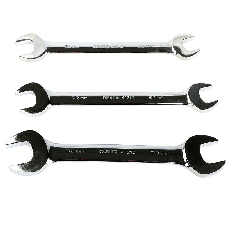 Bộ khay cờ lê hai đầu miệng 10 chi tiết SATA 09904 kích thước từ 6mm - 32mm