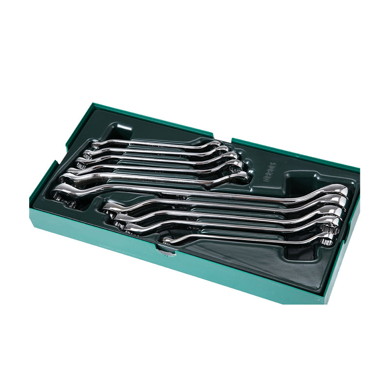 Bộ khay cờ lê hai đầu vòng 10 chi tiết SATA 09905 kích thước từ 6mm - 27mm