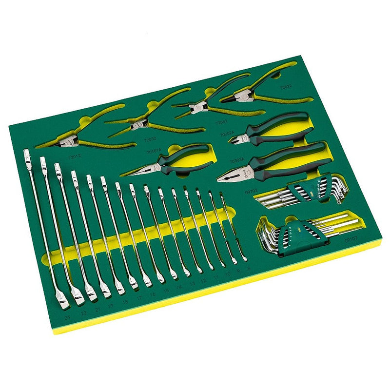 Bộ 4 khay dụng cụ tổng hợp 157 chi tiết SATA 09919