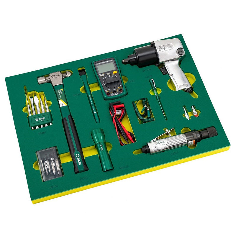 Bộ 4 khay dụng cụ tổng hợp 157 chi tiết SATA 09919