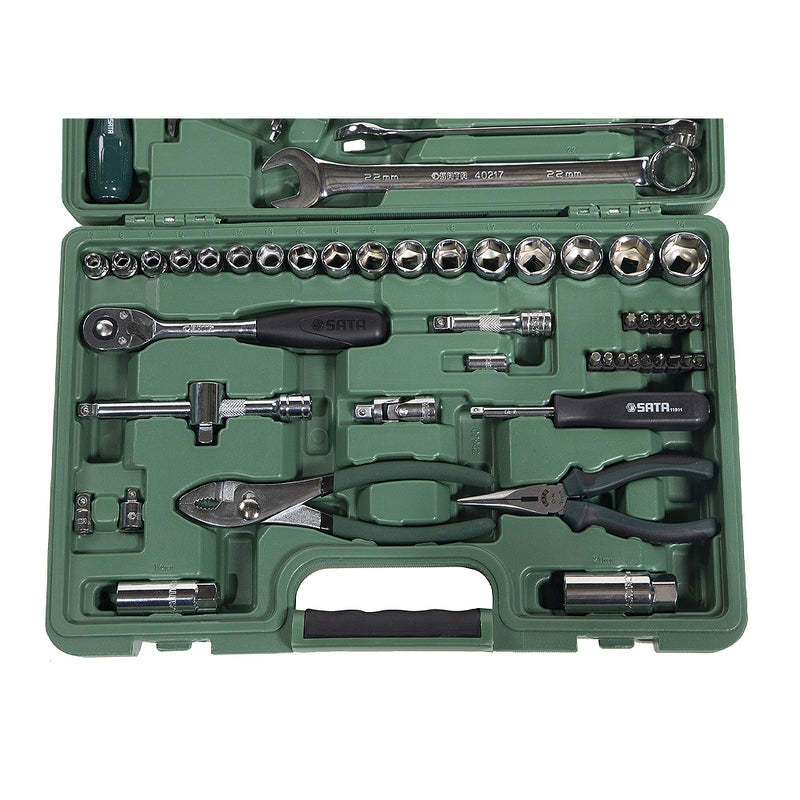 Bộ dụng cụ cầm tay 60 chi tiết SATA 09942