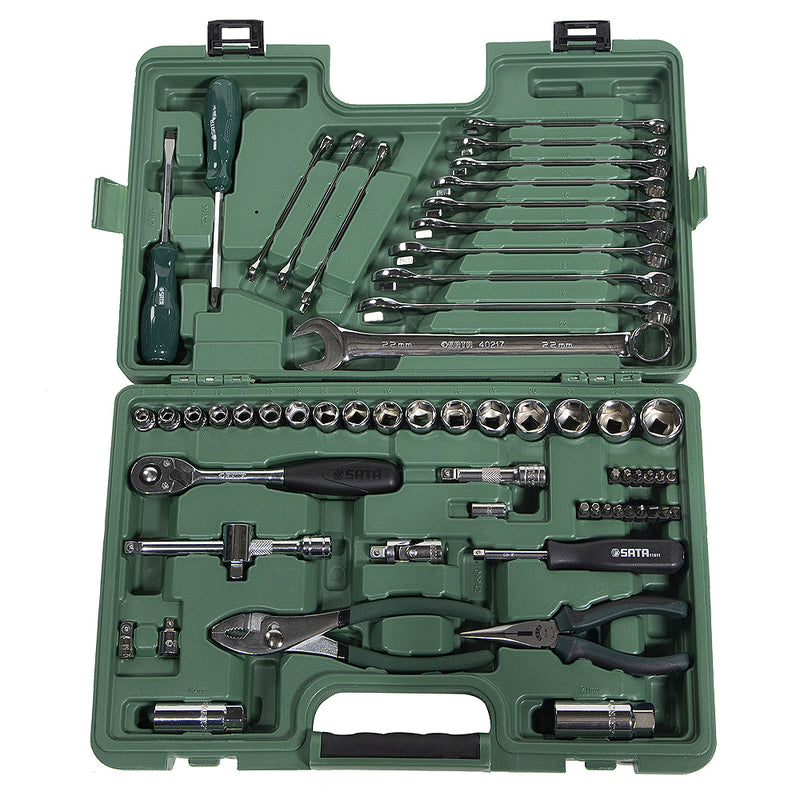 Bộ dụng cụ cầm tay 60 chi tiết SATA 09942
