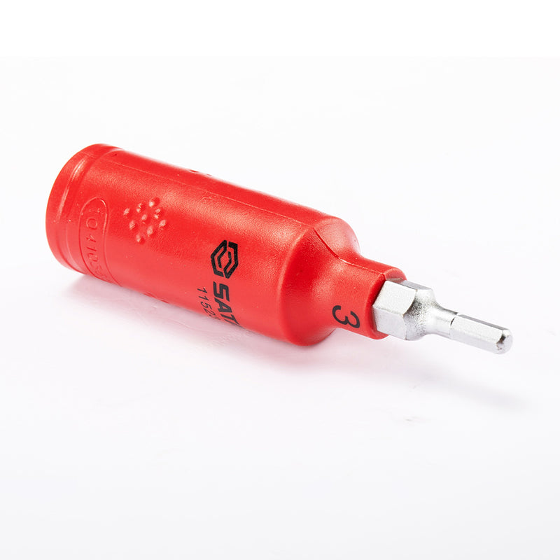 Mũi vặn vít đầu lục giác, gắn đầu cốt bu lông 1/4 inch, cách điện 1000V SATA kích thước từ 3mm - 8mm