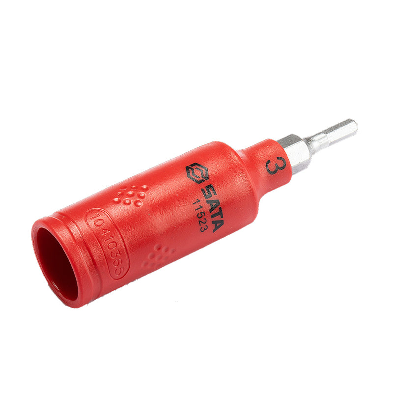 Mũi vặn vít đầu lục giác, gắn đầu cốt bu lông 1/4 inch, cách điện 1000V SATA kích thước từ 3mm - 8mm