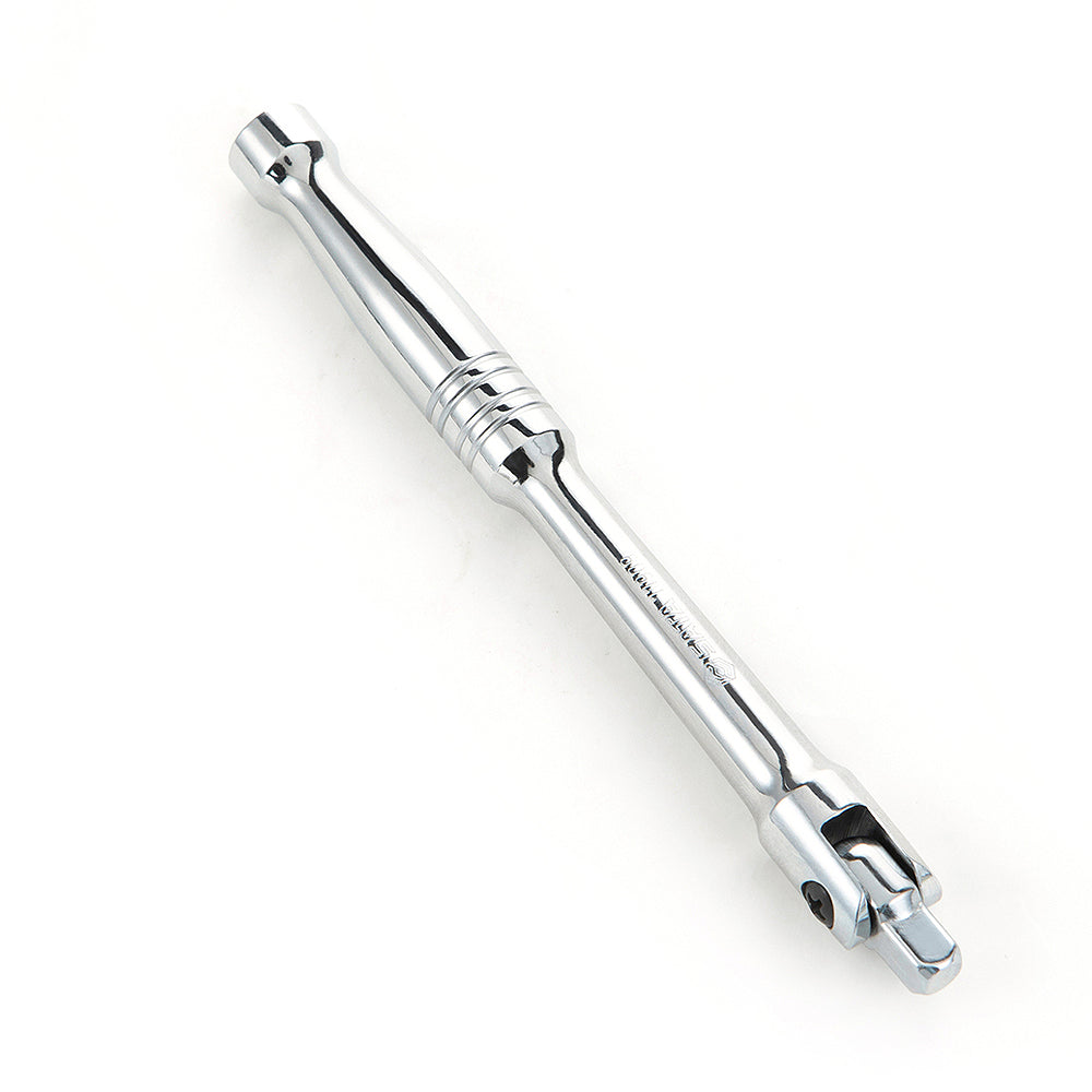 Cần siết tuýp lắc léo SATA 11909 cốt 1/4 inch, tay vặn Flex Handle Cr-V dài 140mm, đầu bi giữ tuýp, chống ăn mòn, đạt chuẩn ASME.