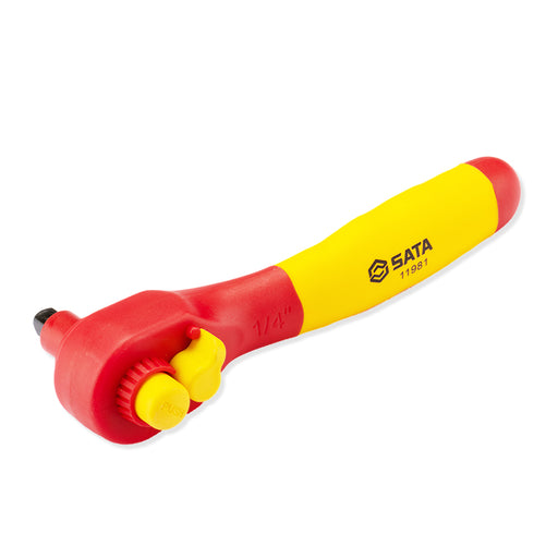 Cần siết tự động SATA 11981 cách điện 1000V, cốt 1/4 inch, 145mm, VDE, Quick Release.
