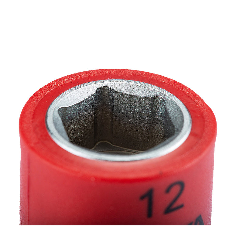 Đầu tuýp cách điện 1000V SATA cốt 3/8 inch, kích thước từ 8mm - 22mm
