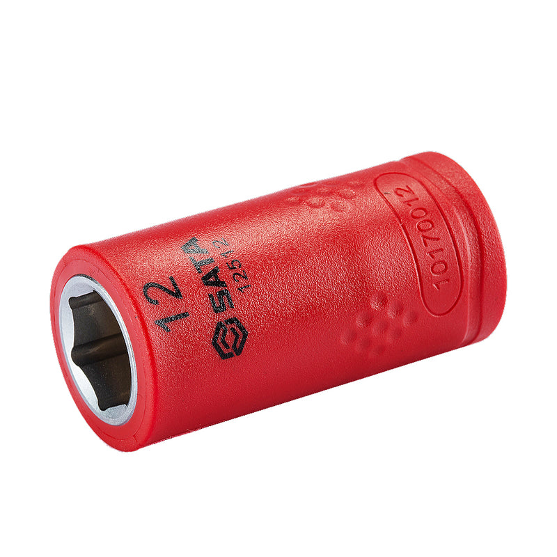 Đầu tuýp cách điện 1000V SATA cốt 3/8 inch, kích thước từ 8mm - 22mm