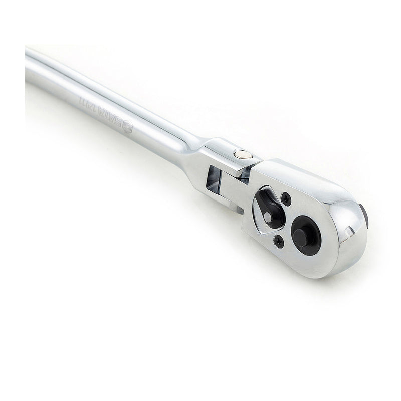 Cần siết tuýp tự động có đầu lắt léo SATA 12911, cốt 3/8 inch, tay cầm nghiêng, dài 275mm
3/8" Dr. Flex-Head Quick Release Ratchet