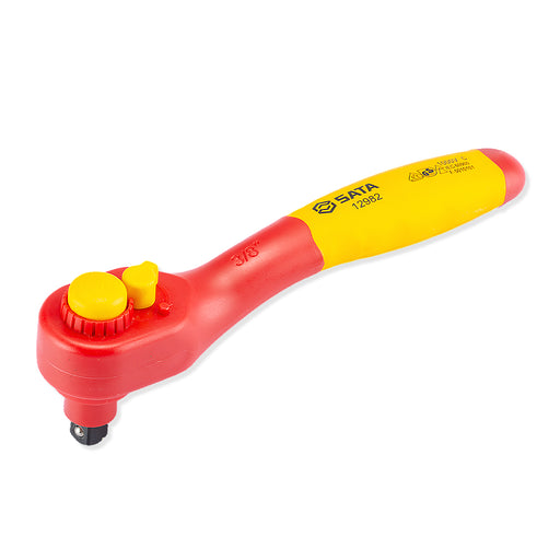 Cần siết tự động SATA 12982 cách điện 1000V cốt 3/8 inch VDE 200mm.
