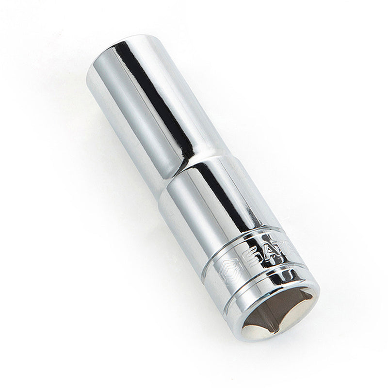 Đầu tuýp 6 cạnh SATA lòng sâu cốt 1/2 inch hệ inch, thép Cr-V, mạ chrome chống gỉ.