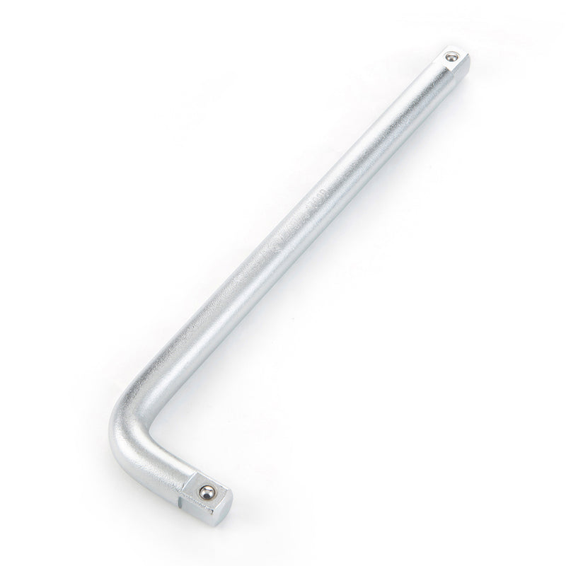 Cần siết tuýp chữ L SATA 13919 cốt 1/2 inch dài 260mm, thép Cr-V, đầu bi giữ tuýp chắc chắn, mạ chrome bóng, giúp tăng đòn bẩy, dễ thao tác vị trí hẹp.