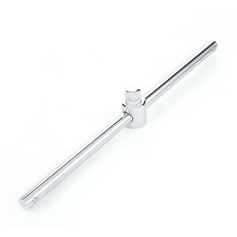 Cần trượt siết tuýp chữ T SATA 16905 cốt 3/4 inch dài 450mm, thép Cr-V, mạ chrome bóng.