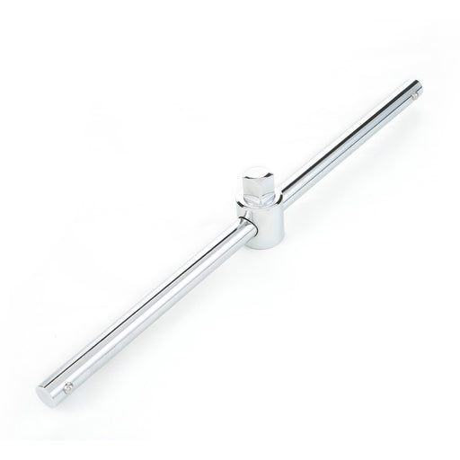Cần trượt siết tuýp chữ T SATA 16905 cốt 3/4 inch dài 450mm, thép Cr-V, mạ chrome bóng.