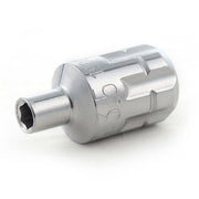 Đầu tuýp xuyên tâm SATA 13mm hệ mét 3.5mm-13mm, 6 cạnh, Cr-V, mạ Chrome