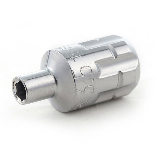 Đầu tuýp xuyên tâm SATA 13mm hệ mét 3.5mm-13mm, 6 cạnh, Cr-V, mạ Chrome
