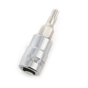 Mũi vặn vít đầu sao Torx SATA cốt 1/4 inch T8-T40, thép S2, Cr-V, mạ chrome