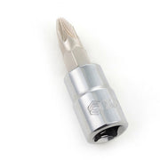 Mũi vặn vít đầu Pozi SATA 1/4 inch Dr. Bit Socket Pozidriv PZ1-PH3, thép S2, mạ Chrome.