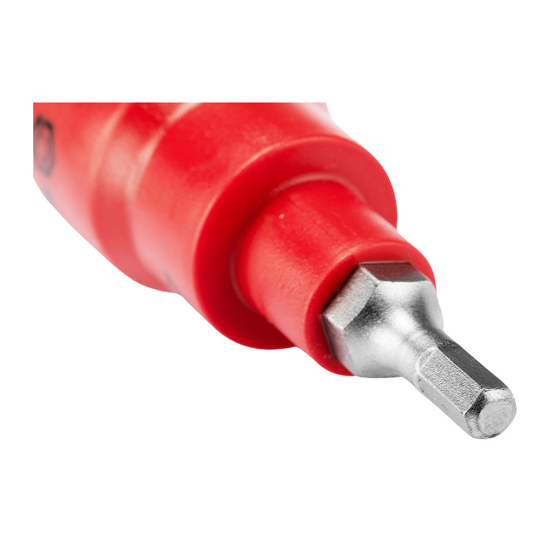 Mũi vặn vít đầu lục giác cách điện 1000V, gắn đầu siết bu lông SATA cốt 3/8 inch, kích thước từ 4mm - 8mm